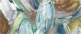 Obraz - Abstraktné maľba postavy (120x50 cm)