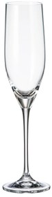 Crystalite Bohemia poháre na šampanské Sitta 240 ml 6KS