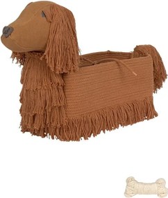 Hnedý látkový detský kôš na hračky 68x24x35 cm Poppy – Lorena Canals