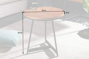 Príručný stolík Dub Elegance 45cm dub