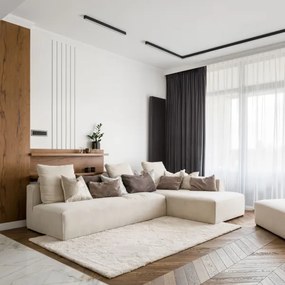 MAXLIGHT C0190 - LED Stropné svietidlo LINEAR LED/18W/230V 57 cm čierna