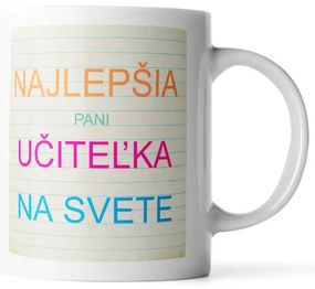 Sablio Hrnek Nejlepší paní učitelka na světě - 200 ml - espresso