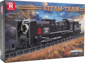 Sada stavebných kociek retro lokomotívy, 1546 dielikov