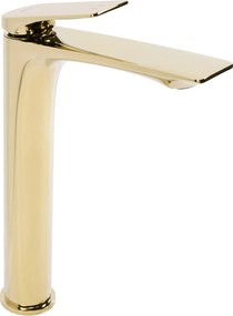 Rea Avalon, vysoká umývadlová batéria h-305, zlatá lesklá, REA-B1127