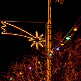 DECOLED LED žiarovka, modrá, pätica E27