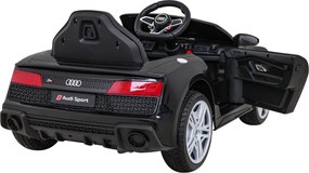 Ramiz Audi R8 LIFT Auto na batérie čierne + diaľkové ovládanie + EVA kolesá + MP3 + LED
