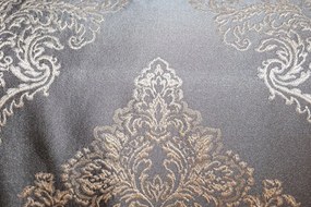 Luxusný prehoz na posteľ barokového designu v zlato sivej farbe Šírka: 220 cm | Dĺžka: 240 cm