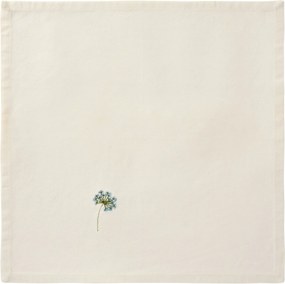 Ib Laursen Látkový obrúsok s výšivkou Flora Blue umbel flower