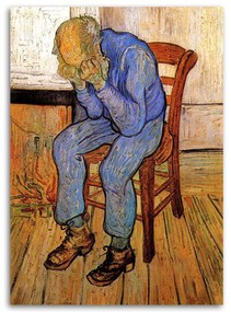 Gario Obraz na plátne Starý muž v smútku - Vincent van Gogh reprodukcie Rozmery: 70 x 100 cm