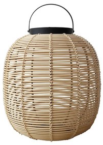 Solárna ratanová lampa LF06 prírodná