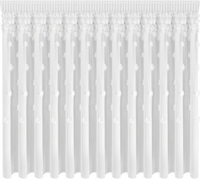 ZÁCLONA NA PÁSKE DIANA3 350X160 CM BIELA