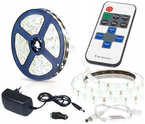 BERGE LED pásik - 5m - 12V - 24W - neutrálna biela - stmievač - sada