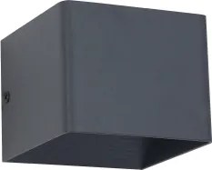 Brilagi - LED Vonkajšie nástenné svietidlo DONNANI LED/5W/230V 10 cm antracit IP44