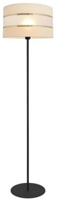 Stojacia lampa HELEN 1xE27/15W/230V krémová/čierna/zlatá