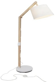 Brilliant - Stolná lampa CARLYN 1xE27/60W/230V béžová/biela