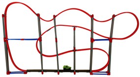 KIK Magnetická antigravitačná autodráha XL 123 cm, 120 dielov