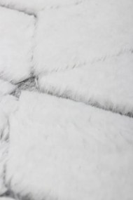 Koberec Rabbit 3D Carving GREY / WHITE 2