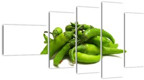 Zelené papričky - obraz