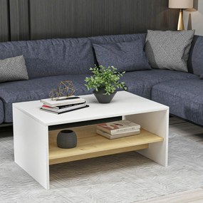 Konferenčný stolík Apollon White and Sapphire Oak