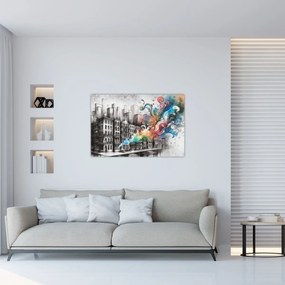 Obraz - Priemyselný život (90x60 cm)