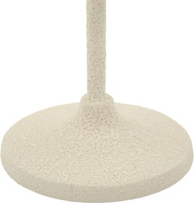 Kovový svietnik Pigna 22 cm krémový