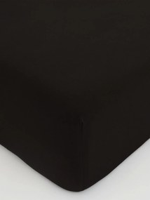 Jersey plachta Classic 160 x 200 cm - tmavo hnedá
