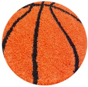 Koberec Fun Shaggy basketbal kruh