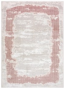 Kusový koberec Core A004 Frame beige/pink, 180x270, ružová, chodba / predsieň, Dywany Łuszczów