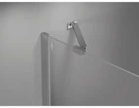 Mexen MIST otváravé sprchové dvere (1d+1s) 100x200 cm 6mm chróm, priehľadné, 8A4-100-000-01-00