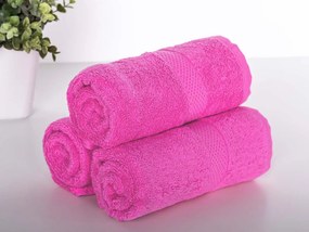 XPOSE® Froté uterák VERONA 3ks - karmínový 30x50 cm