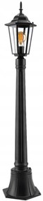 BERGE Záhradná lampa Stĺp Lampáš LED E27 105cm