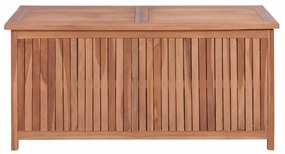 Záhradný úložný box teak Dekorhome 120 cm