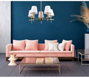 ITALUX MD38482-5 - Luster na tyči BALTER 5xE14/40W/230V