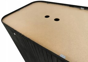 Dekorstudio Bambusový kôš na prádlo 105l - čierny