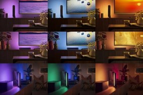 PHILIPS HUE Svetelná flexibilná LED múdra lišta HUE PLAY s funkciou RGB, 6W, teplá biela-studená biela, čierna,