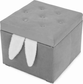 Taburetka Bunny s uškami malá rôzne farby 40x40 cm