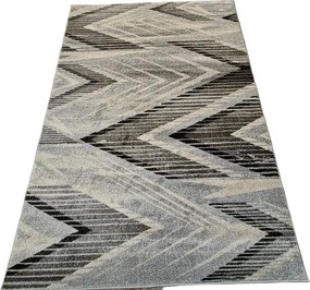 Abstraktný koberec Rio 519 v sivo-béžovej kombinácii farby Rozmer: 80x150 cm
