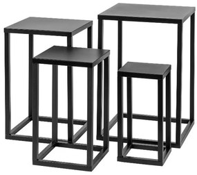 Livarno home Súprava servírovacích stolíkov, 4-dielna  (100392792)