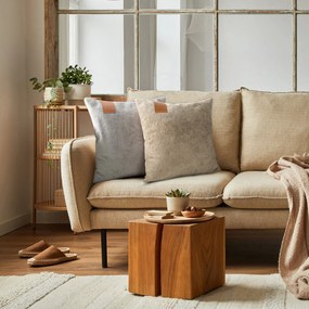 DEKORAČNÁ OBLIEČKA NA VANKÚŠ SZENIL 1 45X45 CM TEHLOVÁ