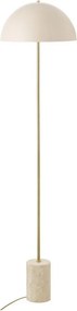 Béžová stojacia lampa s kovovým tienidlom (výška 155 cm) Sheffield – House Nordic