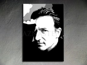 Ručne maľovaný POP Art obraz Bono-U2 | rôzne rozmery