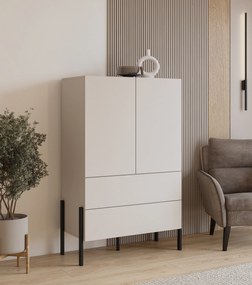 Šatníková skriňa Juka 2D2S (kašmír). Akcia -10%. Vlastná spoľahlivá doprava až k Vám domov. 1125537