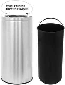 Bezdoteku Odpadkový kôš bezdotykový EFFECTIVE guľatý senzorový 50L