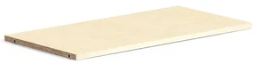 Polica pre knižnicu QBUS, 760x378 mm, 1 ks, breza