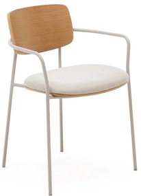 Béžové jedálenské stoličky v súprave 4 ks Maureen – Kave Home