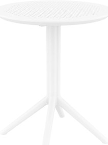 Skladací stôl Sky round - biela