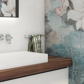 NIMCO MA 29035-26 - Nástenný vešiak na uteráky MAYA 36 cm lesklý chróm