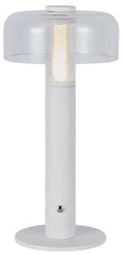 V-Tac LED Stmievateľná dobíjacia stolná lampa LED/1W/5V 3000K 1800 mAh biela VT1328