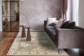 Koberec SOHO 477.27.LA990 OSTA geometrický naturálny béžový / zelený