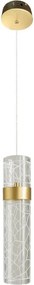 LED luster na lanku LAGOS LED/8W/230V zlatý